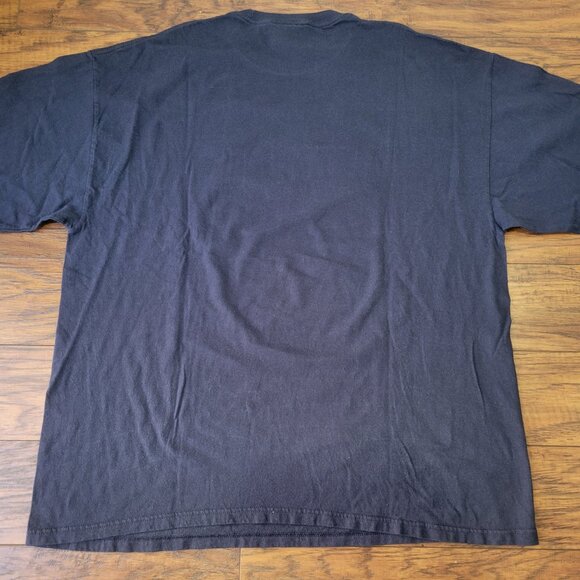 Ripple Junction CHUCK NORRIS Doesn't Get Wet Blue Shirt sz XXL 2X Y2K 2009 Funny - Picture 5 of 5